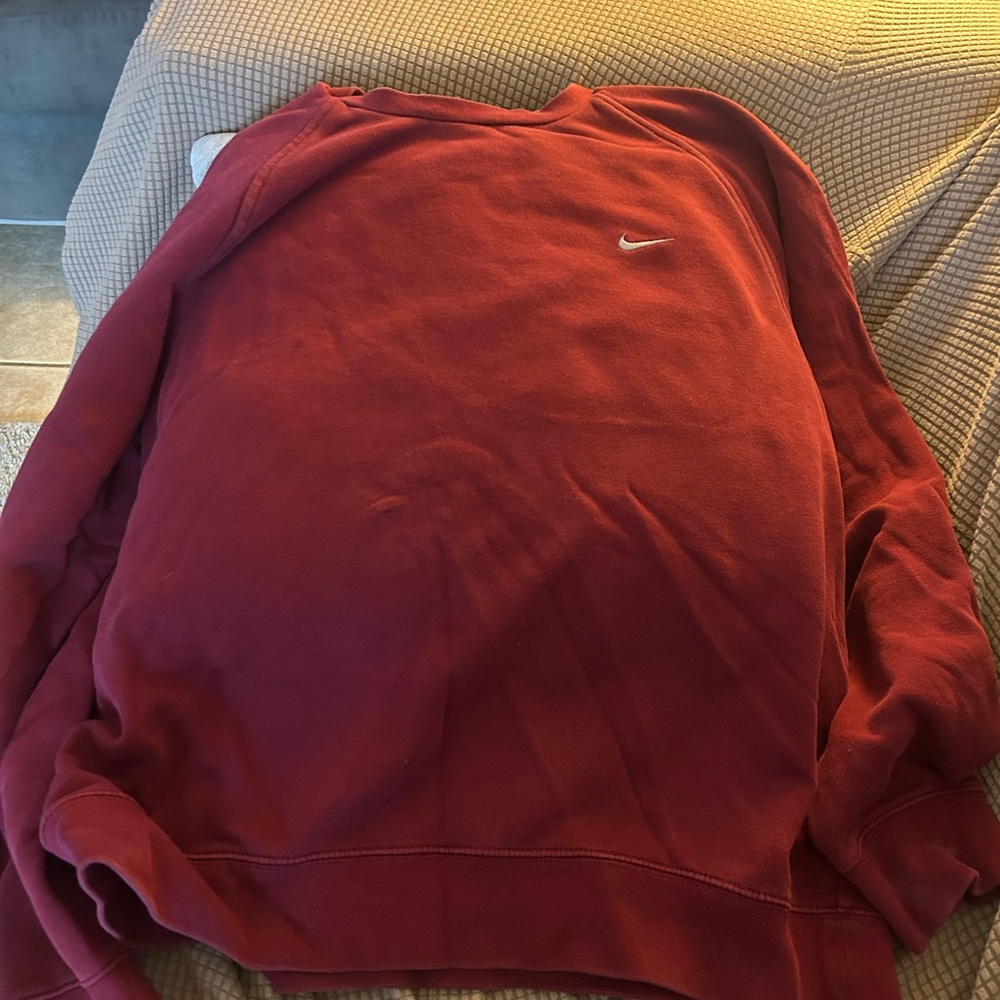 Nike Red Crewneck Sweater